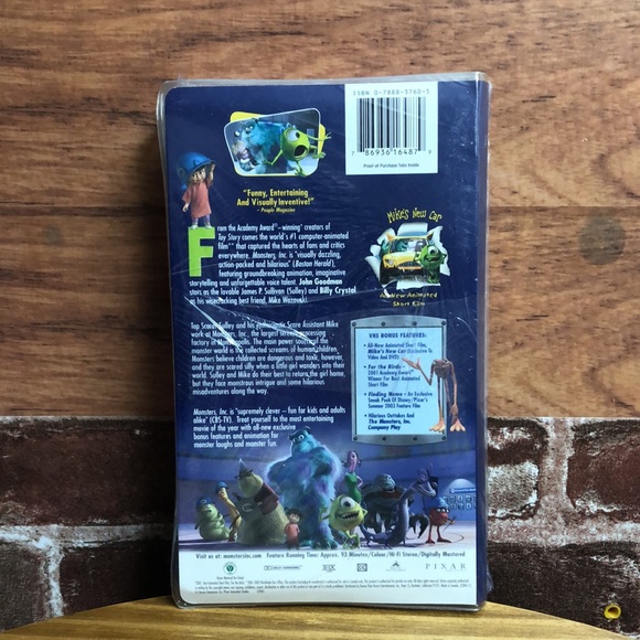 VHS Disney Pixar Monsters Inc. - Picture 2 of 4